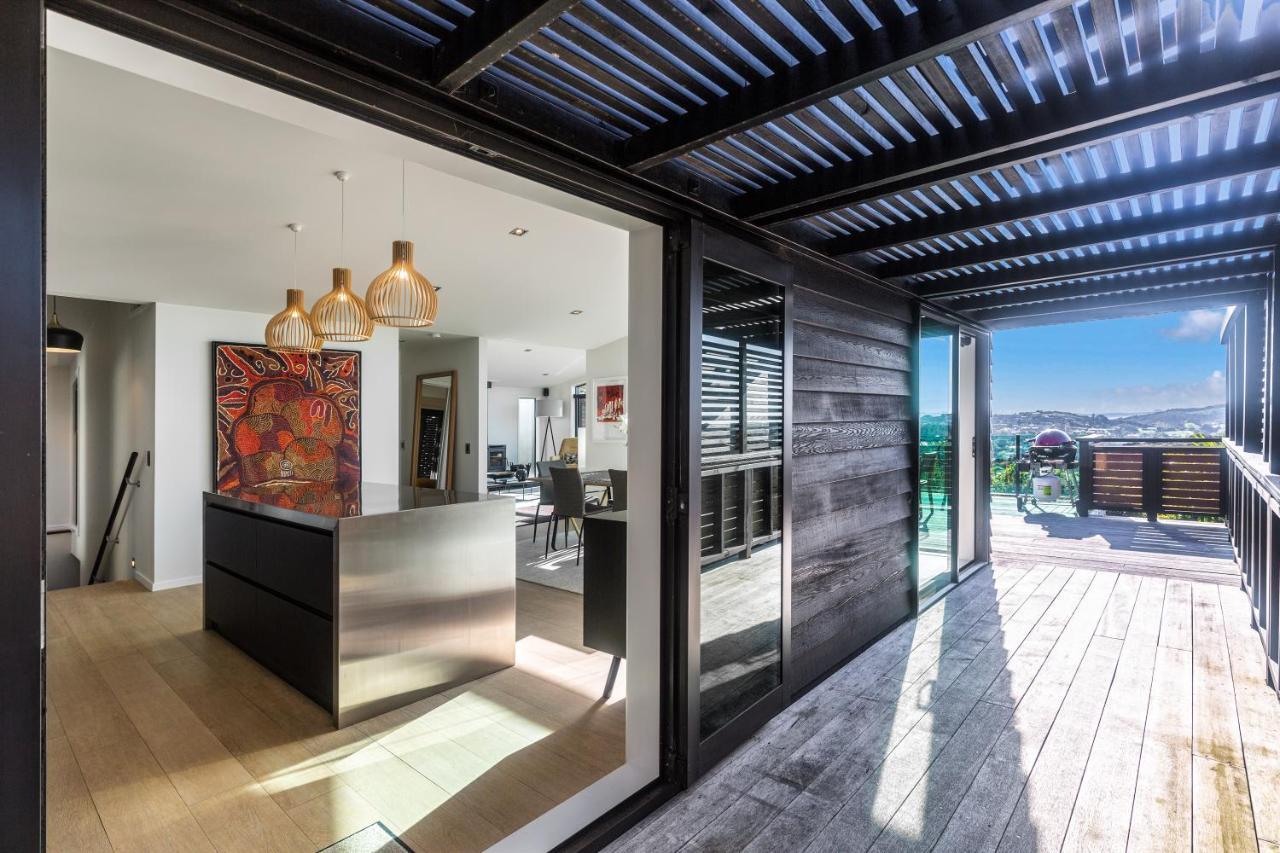 Villa Taonga With Sea Views By Waiheke Unlimited Oneroa Exterior foto